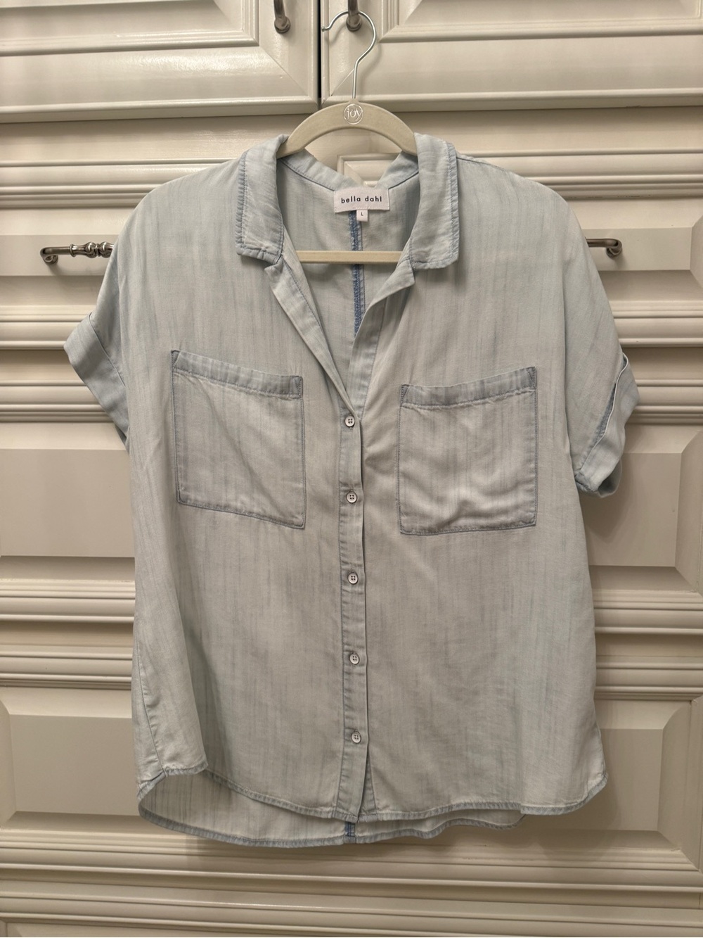 Bella Dahl Light Blue Casual Button-Up